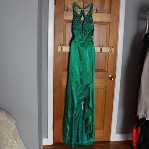 Tiffany Designs Beaded Formal Gown